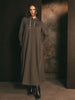 Hoody Abaya Grey