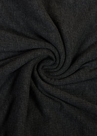 Charcoal Ribbed Jersey Hijab