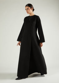Classic Tweed Wrap Abaya