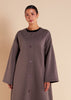 Modest Length Coat Grey