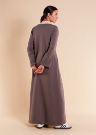 Longline Coat Grey