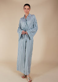 Bold Sage Drawstring Maxi