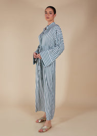 Bold Sage Drawstring Maxi