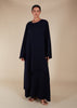 Layered Abaya Navy