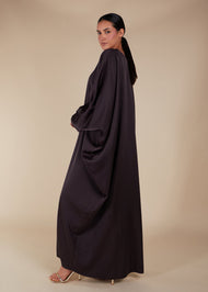 Butterfly Abaya Taupe