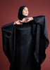 Floaty Kaftan Black Satin