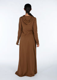 Hoody Abaya Coffee