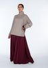 Mulberry Abaya Burgundy