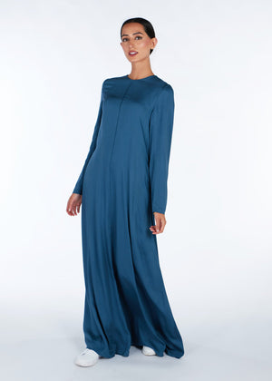 Long Line Abaya Blue | Modest Abayas | Aab Modest Wear