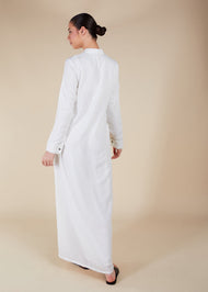 Elementary Abaya White - Final Sale