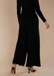 Flared Trousers Black