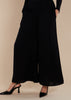 Flared Trousers Black