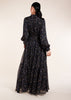 Floaty Florals Maxi Black