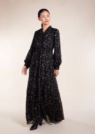 Floaty Florals Maxi Black