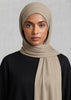 Premium Jersey Hijab Pebble