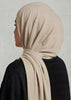 Premium Jersey Hijab Pebble