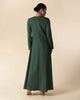 Long Line Abaya Duck Green