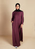 Mulberry Abaya Aubergine