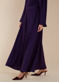 Maxi Skirt Aubergine