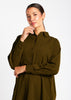 Mid Length Shirt Olive