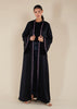 Miniature Rose Open Abaya