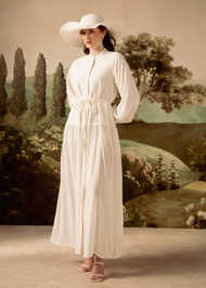 aab modest wear bell sleeve maxi dress reviews Fan Sleeve Maxi White | Modest Maxi Dresses
