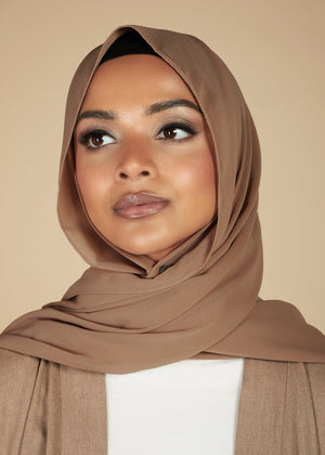Nude Crepe Hijab