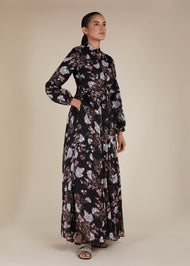 Oriental Print Maxi