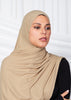 Pewter Ribbed Jersey Hijab