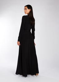 Shirted Maxi Black | Maxi Dresses | Aab Modest Wear