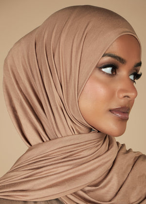 Premium Jersey Hijab Nude
