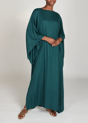 Hurra Abaya Emerald Green | Abayas | Aab Modest Wear