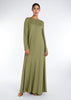 Long Line Abaya Mint Green | Abayas | Aab Modest Wear