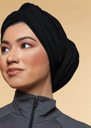 Swimwear Hijab Black | Hijabs | Aab Modest Wear