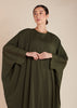 Soft Mesh Kaftan Olive