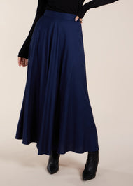 Twill Skirt Navy