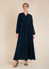 Waist Pleat Abaya Teal