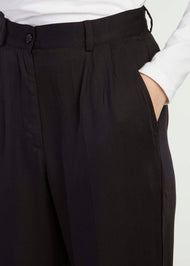 Wide Leg Trousers Black | Trousers | Aab Modest Wear