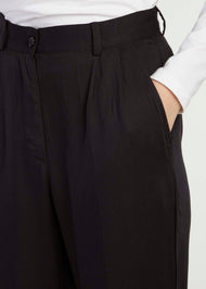 Wide Leg Trousers Black | Trousers | Aab Modest Wear