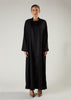 Tassel Hem Open Abaya