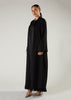 Tassel Hem Open Abaya