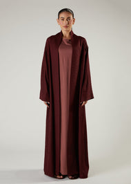 Textured Plum Kimono