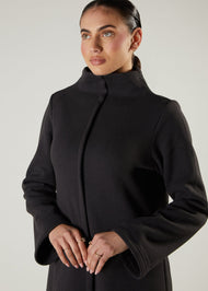 Front Seam Abaya Grey
