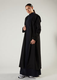 Turtle Neck Abaya Navy