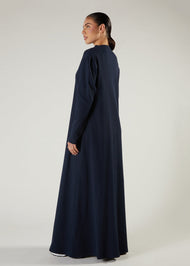 Boat Neck Maxi Navy