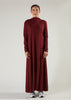 Boat Neck Maxi Cherry