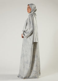 Speckled Grey Prayer Abaya