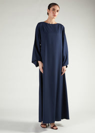 Loose Fit Abaya Navy