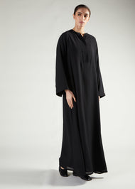 Side Slit Abaya Black - Final Sale