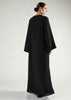 Side Slit Abaya Black